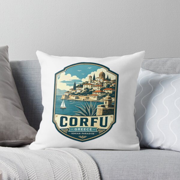 Item preview, Corfu Greece Ionian Paradise European Island Travel Souvenir designed and sold by Simsimah26Parks.