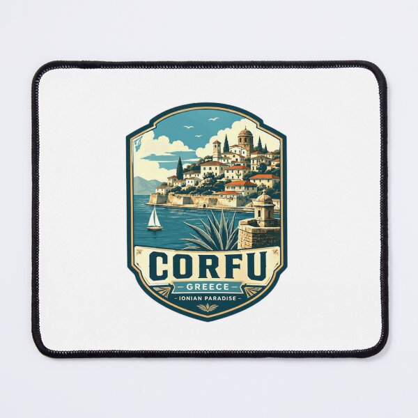 Item preview, Corfu Greece Ionian Paradise European Island Travel Souvenir designed and sold by Simsimah26Parks.