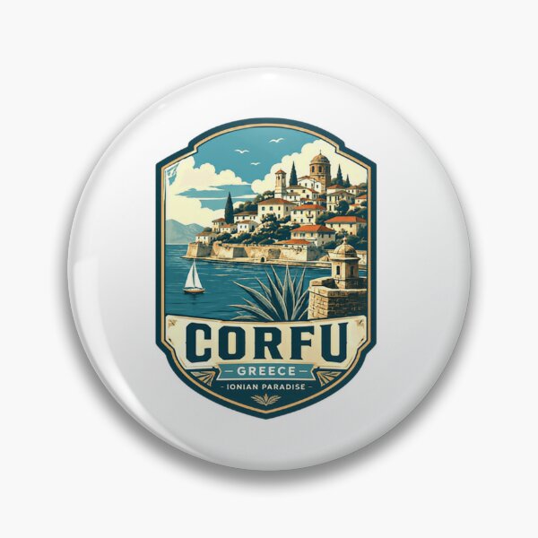 Item preview, Corfu Greece Ionian Paradise European Island Travel Souvenir designed and sold by Simsimah26Parks.