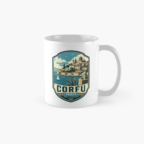 Item preview, Corfu Greece Ionian Paradise European Island Travel Souvenir designed and sold by Simsimah26Parks.