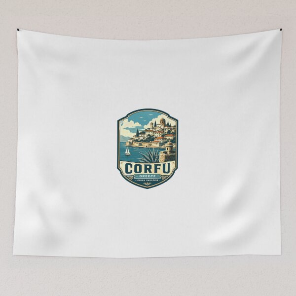 Item preview, Corfu Greece Ionian Paradise European Island Travel Souvenir designed and sold by Simsimah26Parks.