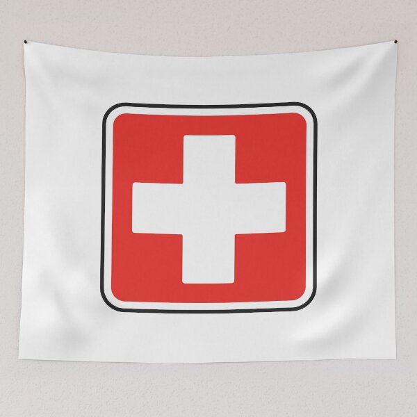 Item preview, First Aid Medical Cross Green Healthcare Safety Symbol designed and sold by VectorForge Studio.