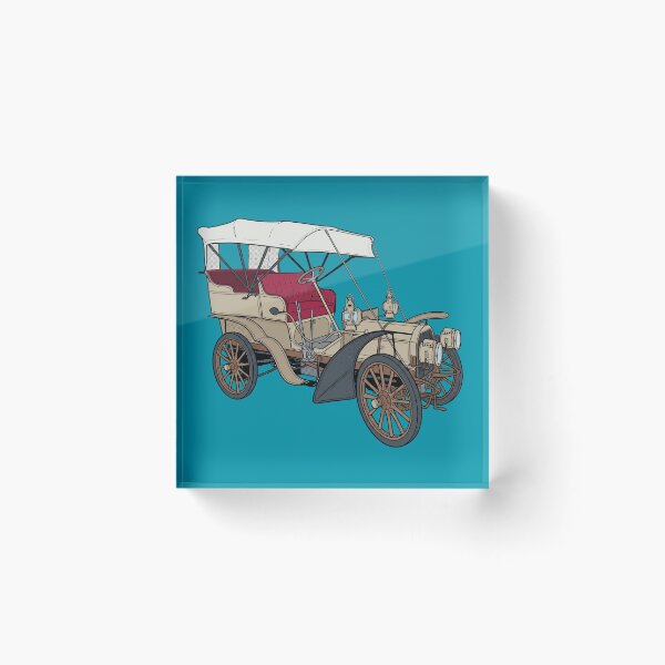 Item preview, 1903 Fiat 16-24HP Antique Car Vintage Print designed and sold by FreiherrPK.
