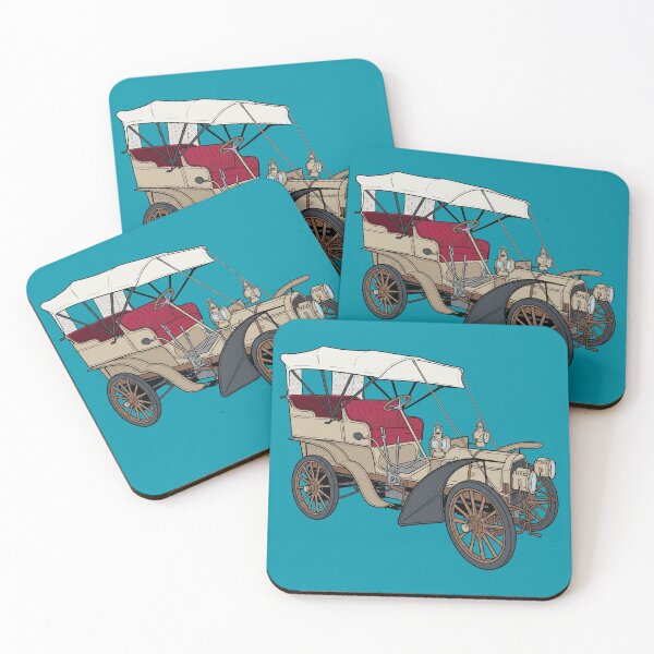 Item preview, 1903 Fiat 16-24HP Antique Car Vintage Print designed and sold by FreiherrPK.