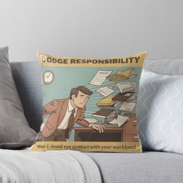 Item preview, Dodge Responsibility Retro Poster designed and sold by PictorialWhimsy.