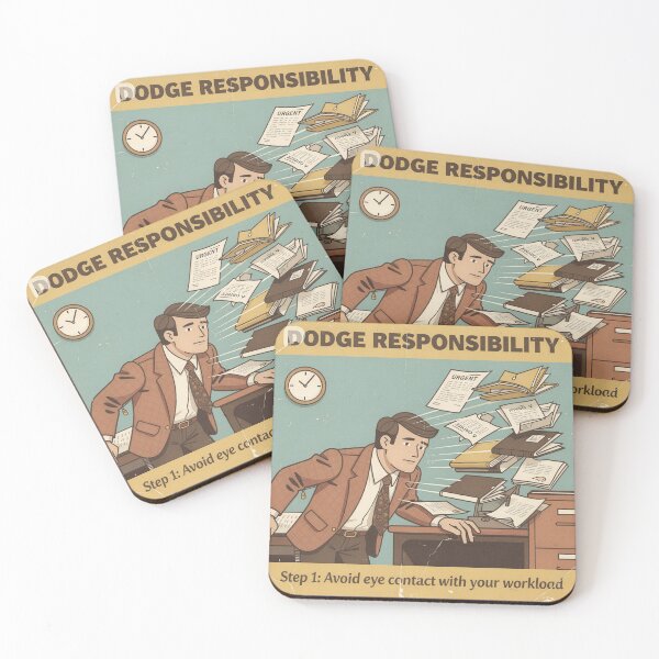 Item preview, Dodge Responsibility Retro Poster designed and sold by PictorialWhimsy.