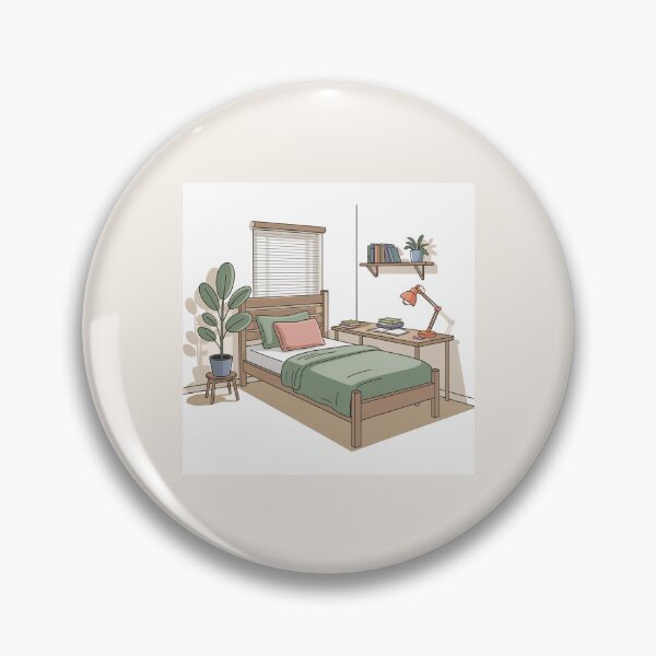 Item preview,  Cozy Dorm Room Study Setup Aesthetic designed and sold by TrendMorphic.