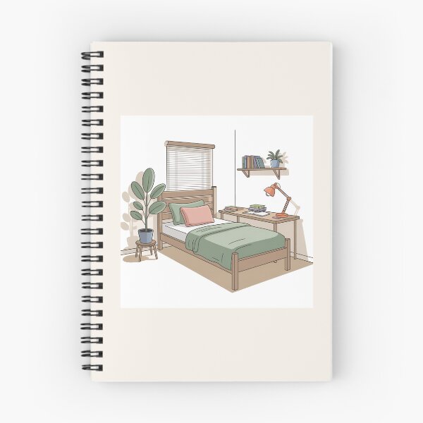 Item preview,  Cozy Dorm Room Study Setup Aesthetic designed and sold by TrendMorphic.