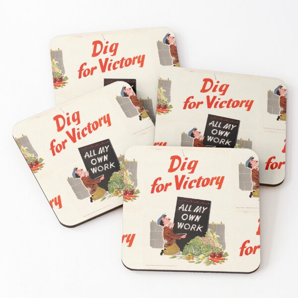 Item preview, Vintage British WWII Propaganda Poster | Dig for Victory Campaign Art | Grow Your Own Food & Boost Morale | Historical Wall Decor designed and sold by artofuniverse.