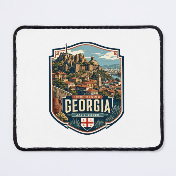 Item preview, Explore The Caucasus Georgia Land Of Legends Georgian Travel Souvenir designed and sold by Simsimah26Parks.