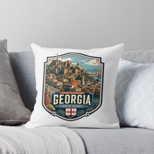 Item preview, Explore The Caucasus Georgia Land Of Legends Georgian Travel Souvenir designed and sold by Simsimah26Parks.