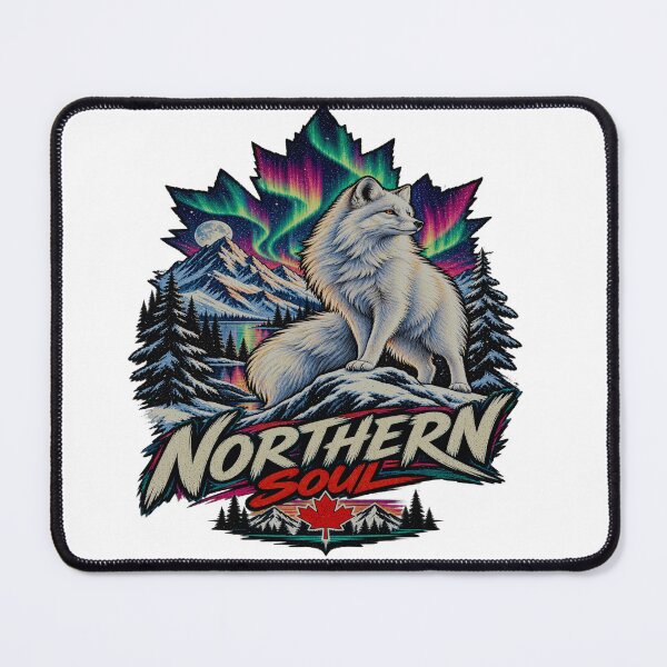 Item preview, WILD & FREE – Canadian Wolf Vintage Wilderness Streetwear designed and sold by ujjawal.