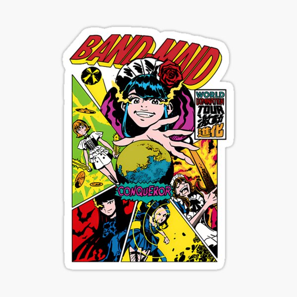 Item preview, Female Rock Musicians Comic Collage designed and sold by BabiiClub.