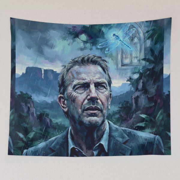 Item preview, Dragonfly Mystery Thriller Fine Art Tribute designed and sold by Art's Diner.