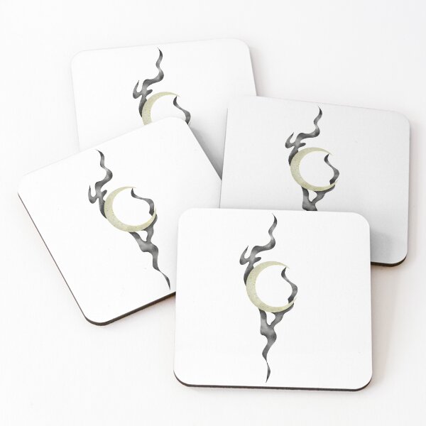 Item preview, Yellow Crescent Moon with Magical Smoke Watercolor Isolated on Transparent Background designed and sold by Viktoriia13.