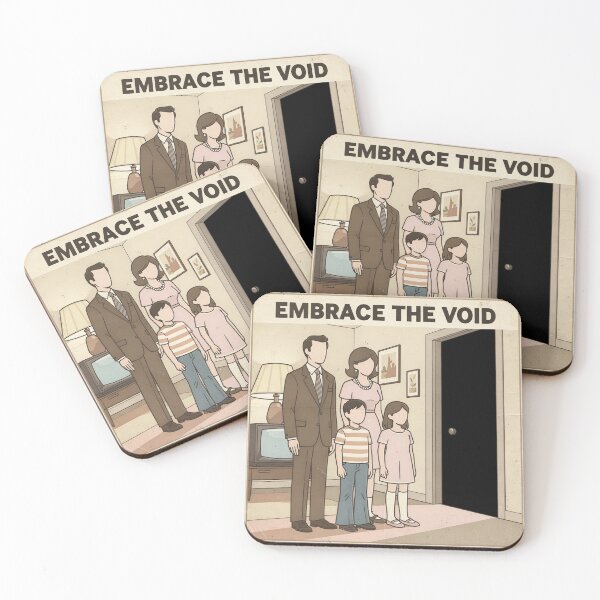 Item preview, Embrace The Void Retro Poster designed and sold by PictorialWhimsy.
