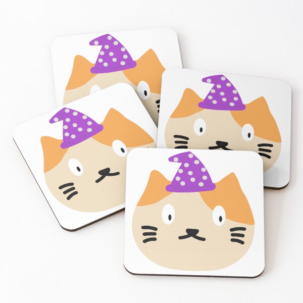 Item preview, Halloween Wizard Cat In Hat designed and sold by AePuti.