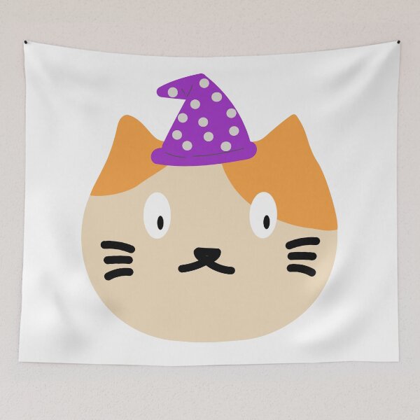 Item preview, Halloween Wizard Cat In Hat designed and sold by AePuti.
