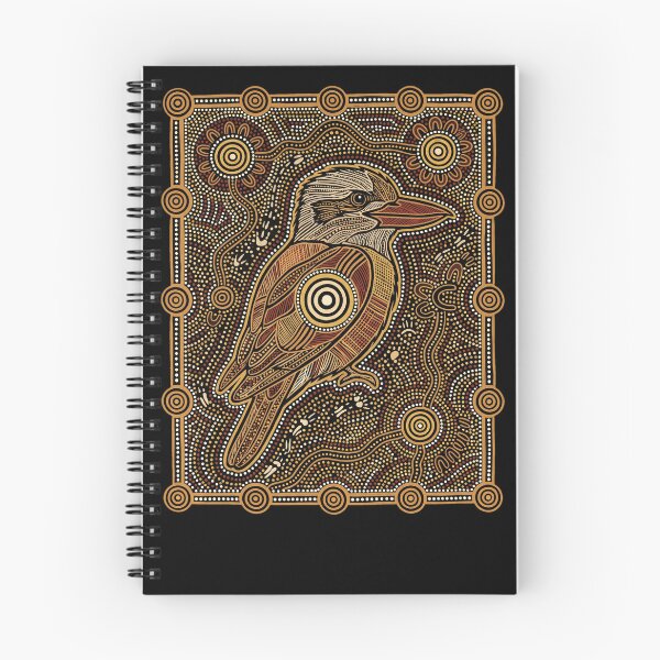 Item preview, Sacred Laughing Kookaburra Indigenous Australian Aboriginal Dot Art Print designed and sold by FreiherrPK.
