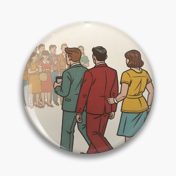 Item preview, Avoid People Retro Humor Poster designed and sold by PictorialWhimsy.