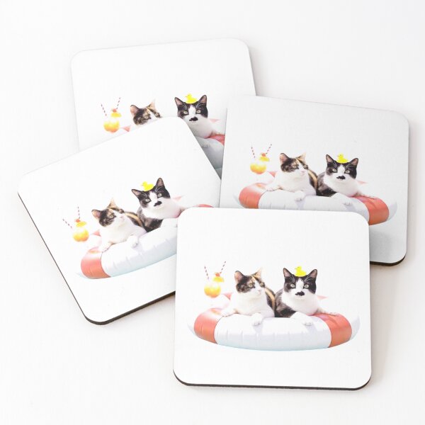 Item preview, Water of Life Wall Art - Cute Cats in Tube on Water designed and sold by imsoyoon.