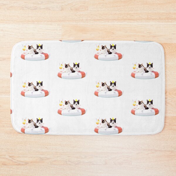 Item preview, Water of Life Wall Art - Cute Cats in Tube on Water designed and sold by imsoyoon.
