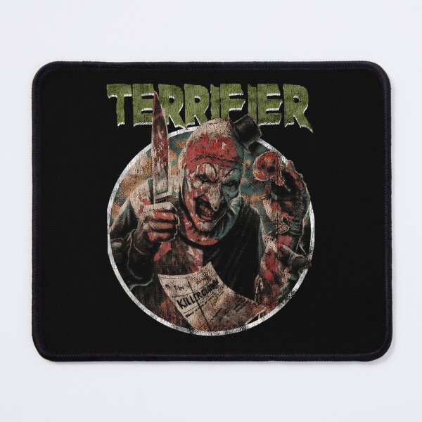 Item preview, Bloody Killer Clown Holding Knife In Circle Frame designed and sold by BabiiClub.