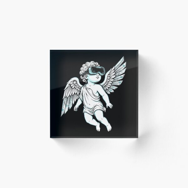 Item preview, Cyber Baroque Cherub with VR Goggles designed and sold by TontikDesign.