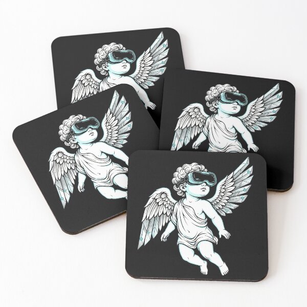 Item preview, Cyber Baroque Cherub with VR Goggles designed and sold by TontikDesign.