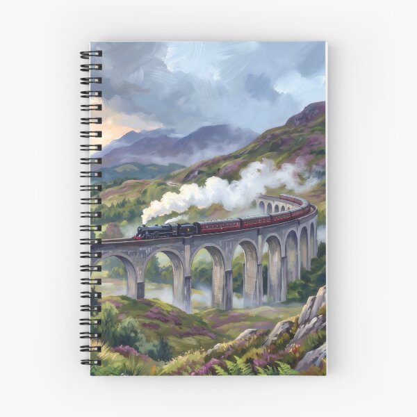 Item preview, Glenfinnan Viaduct Steam Train designed and sold by RedPeaStudio.