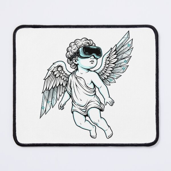 Item preview, Cyber Baroque Cherub with VR Goggles designed and sold by TontikDesign.