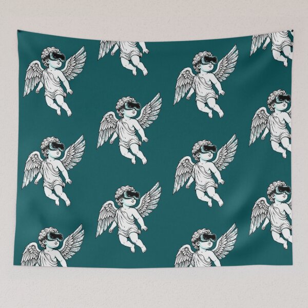 Item preview, Cyber Baroque Cherub with VR Goggles designed and sold by TontikDesign.