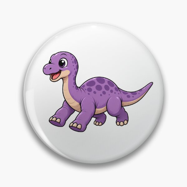 Item preview, Cute Purple Brontosaurus designed and sold by Creativeworksuk.