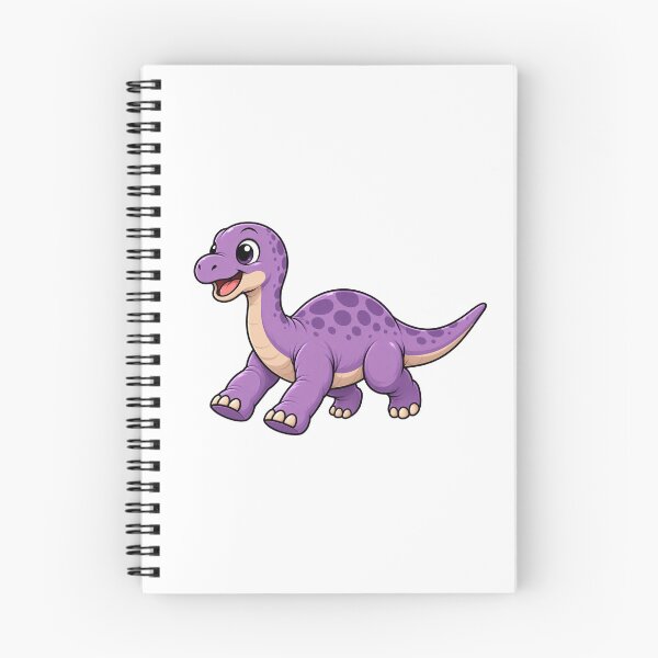 Item preview, Cute Purple Brontosaurus designed and sold by Creativeworksuk.