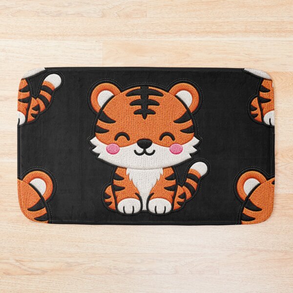 Item preview, Cute Tiger Embroidery Patch Illustration designed and sold by ColorSplash123.