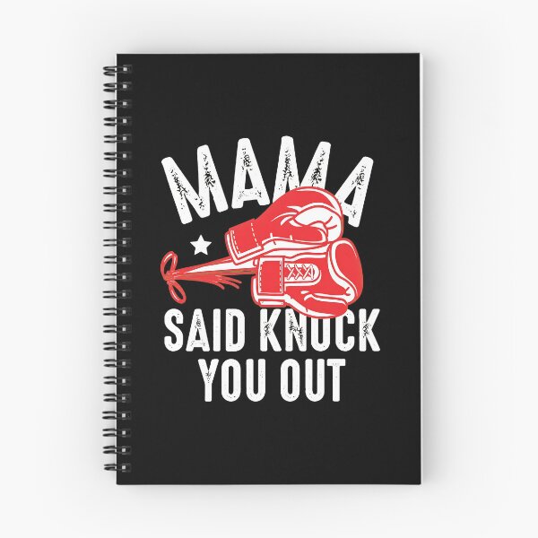 Item preview, Mama Said Knock You Out Boxing Gloves Graphic designed and sold by SoyLamderma.