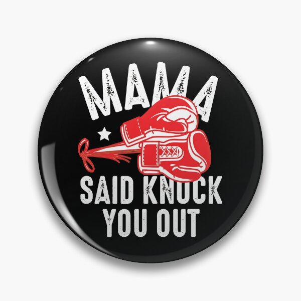 Item preview, Mama Said Knock You Out Boxing Gloves Graphic designed and sold by SoyLamderma.