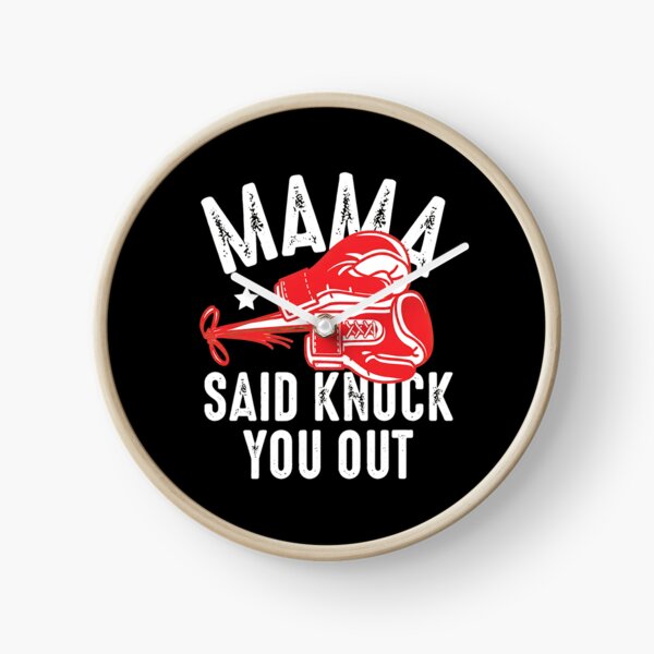 Item preview, Mama Said Knock You Out Boxing Gloves Graphic designed and sold by SoyLamderma.