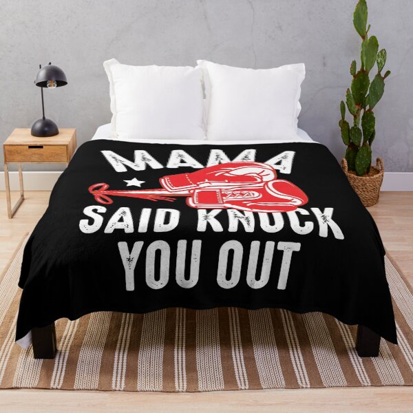 Item preview, Mama Said Knock You Out Boxing Gloves Graphic designed and sold by SoyLamderma.