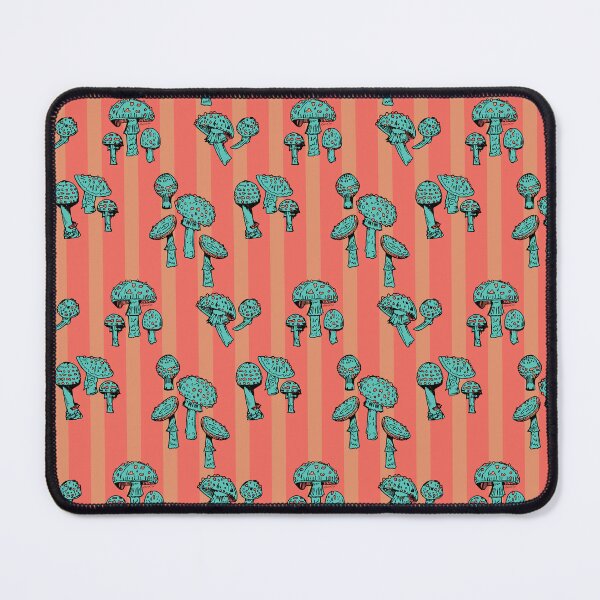 Item preview, Psychedelic Mushroom Stripe Pattern Deadly Fungi designed and sold by LauraCoxArt.