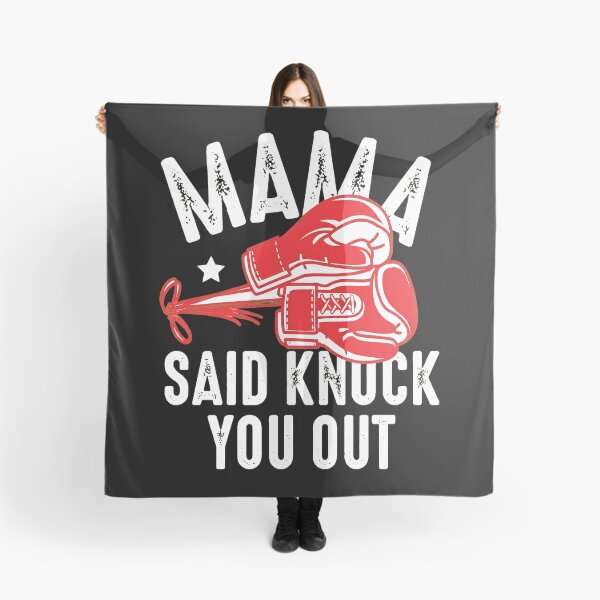Item preview, Mama Said Knock You Out Boxing Gloves Graphic designed and sold by SoyLamderma.