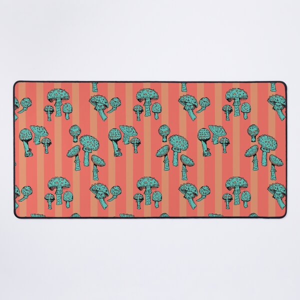 Item preview, Psychedelic Mushroom Stripe Pattern Deadly Fungi designed and sold by LauraCoxArt.
