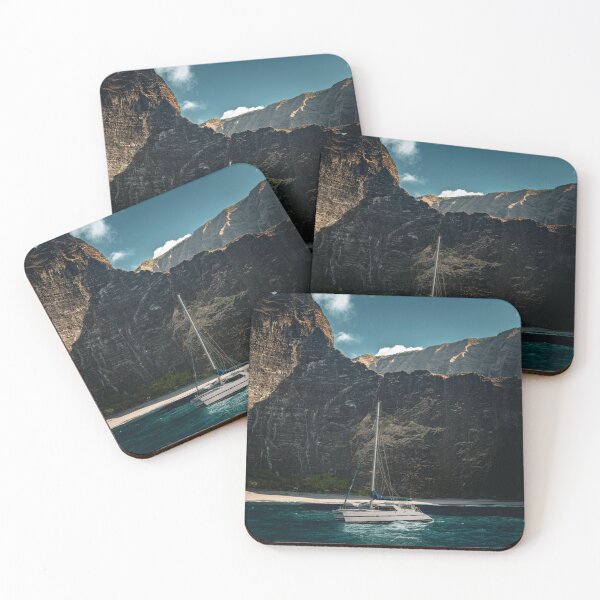 Item preview, Catamaran on Kauai's Nā Pali Coast designed and sold by ShyGuyShutter.