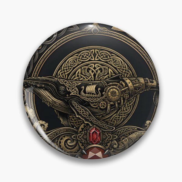 Item preview, Steampunk Viking Whale – Guardian of the Northern Seas. designed and sold by nicky2342.