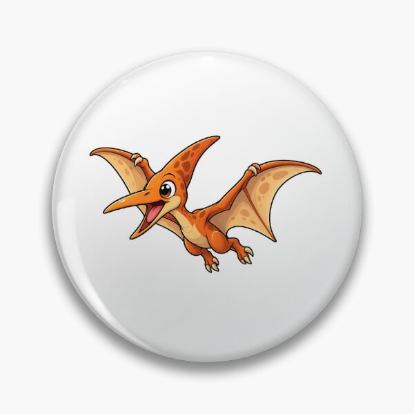 Item preview, Cute Happy Pterodactyl Flying Design designed and sold by Creativeworksuk.