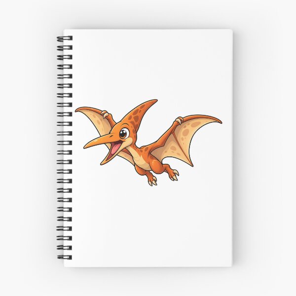 Item preview, Cute Happy Pterodactyl Flying Design designed and sold by Creativeworksuk.