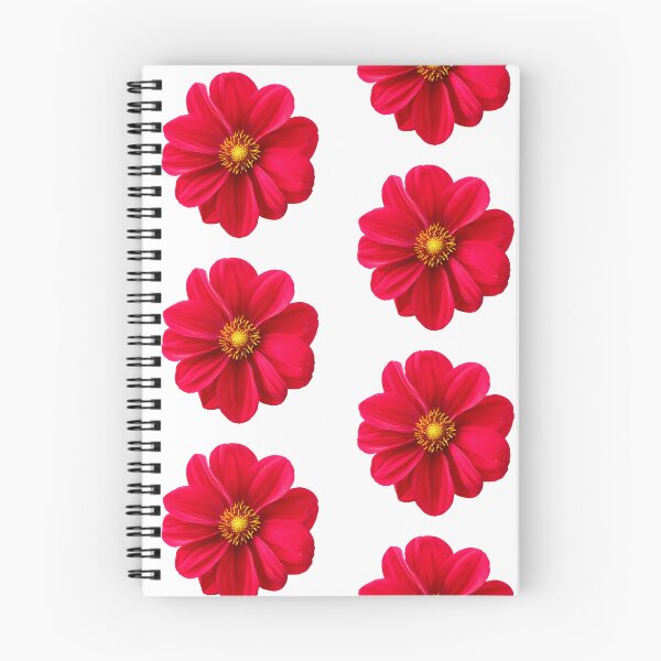 Item preview, Vibrant Red Dahlia Flower Illustration Graphic designed and sold by AyaanArtStudio.