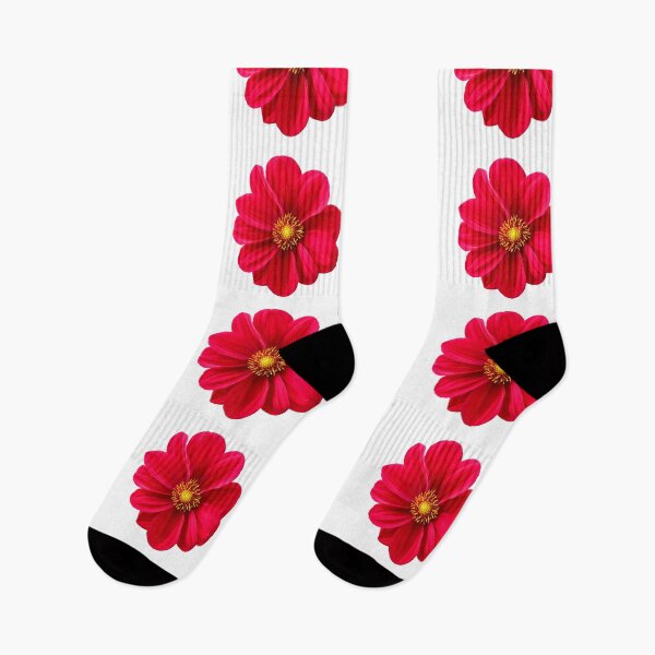 Item preview, Vibrant Red Dahlia Flower Illustration Graphic designed and sold by AyaanArtStudio.