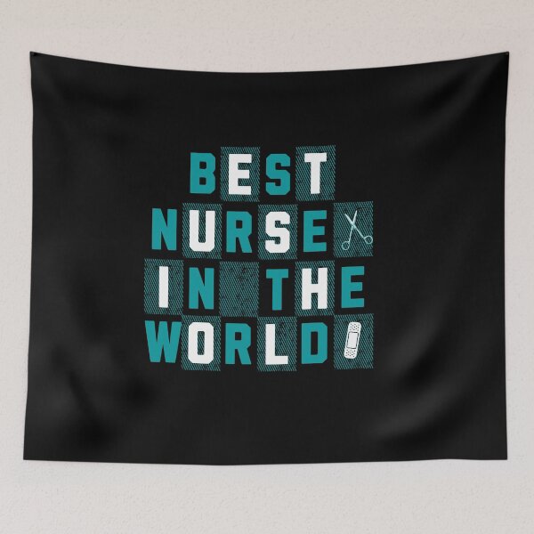 Item preview, Best Nurse in the World Caregiver Gift designed and sold by FeverVoid.
