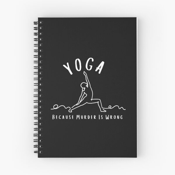 Item preview, Yoga Because Murder Is Wrong Shirt Meditation Shirt Yoga Instructor Shirt Yoga Mom Shirt Yoga Lover Gift Gift for Her designed and sold by faridman.